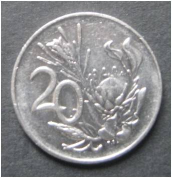 ### RSA NICKEL 20c COINS - 200 AVAILABLE###