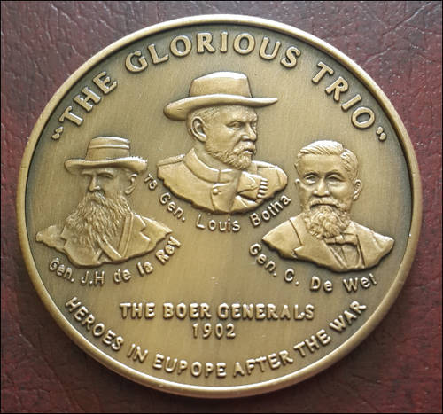 *** THE ANGLO BOER WAR MEDALLION - BRONZE ***