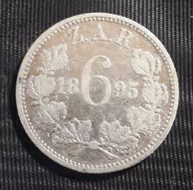 1895 - ZAR 6 PENCE - AS PER IMAGES