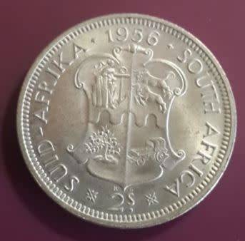 *** 1956 - SA UNION 2 SHILLINGS - AS PER IMAGES ***