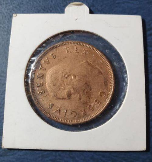 *** 1950 SA UNION 1 PENNY - AS PER IMAGES ***