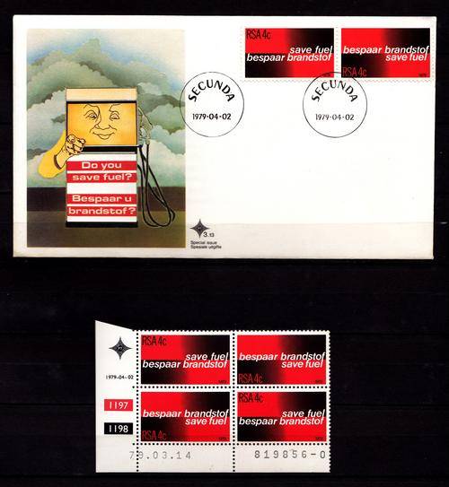 FDC 1979 - SAVE FUEL - SECUNDA + CONTROL BLOCK 1X4