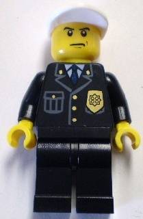 Policeman Man Scowling - Lego City Police