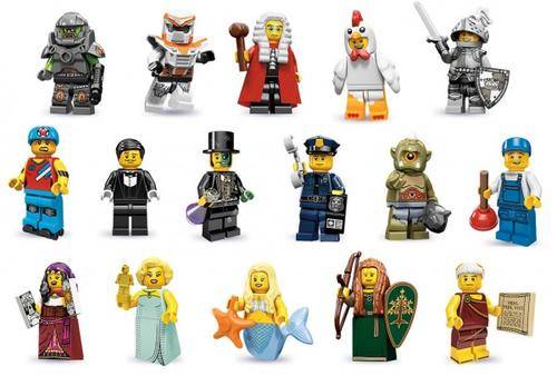 MINIFIGURES SERIES 9 COMPLETE SET OF 16! - Lego Minifigures