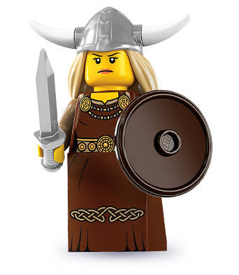 VIKING WOMAN - Lego Minifigure (Series 7)