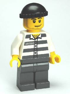 PRISONER #50380 - Lego City Minifigure