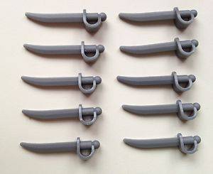 CUTLASS PIRATE SWORD - Lego Minifigure Accessory