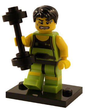 WEIGHTLIFTER - LEGO Minifigures Series 2 (Very Rare!)