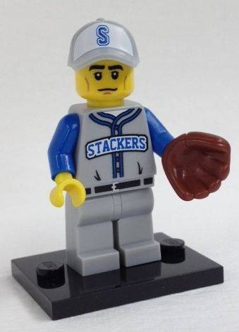 BASEBALL FIELDER - Lego Minifigures Series 10