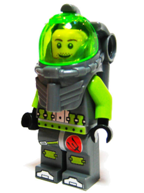 Lance Spears (With trans green visor) - LEGO Atlantis Minifigure SPECIAL OFFER !