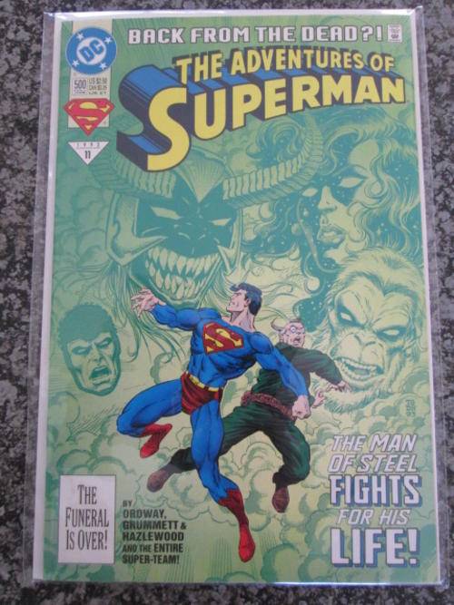 Adventures Of Superman #500 (NM - 1993) Rare! Back Issue