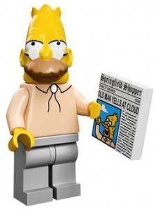 Grandpa Simpson - LEGO The Simpsons Minifigure