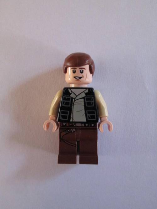 Han Solo (Brown Legs with holster pattern) - Lego Star Wars Minifigure