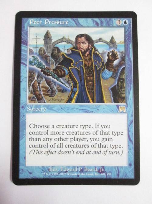 Peer Pressure - (Rare Sorcery Card) Onslaught - Magic The Gathering