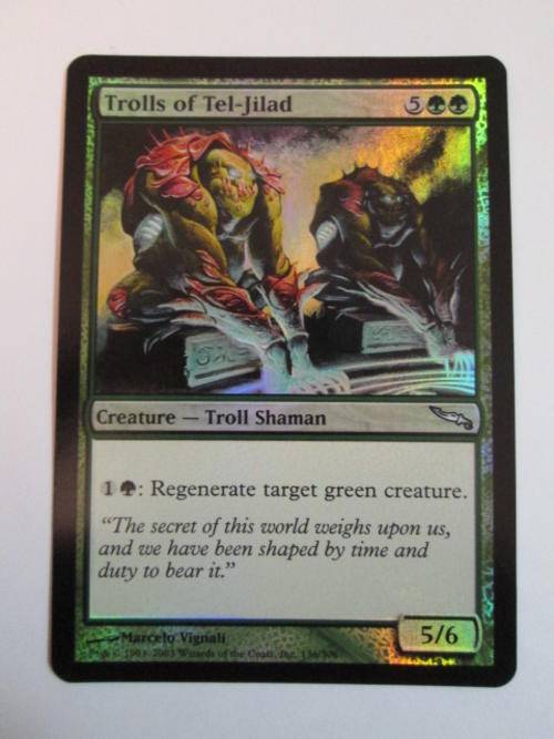 Trolls Of Tel-Jilad - (Uncommon Creature Troll Shaman Card) Foil Mirrodin - Magic The Gathering