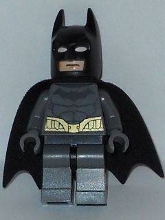 Batman (Dark Bluish Gray Suit) - Lego Super Hero Minifigure (Discontinued)