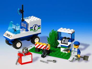 Telephone Repair (6422) - Lego City Set from 1998 (Rare and Discontinued)
