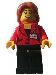 Female Reporter - Lego City Minifigure