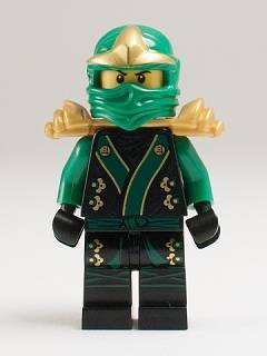 Lloyd ZX (Black Kimono with Armor) - Lego Ninjago Minifigure (Rare)