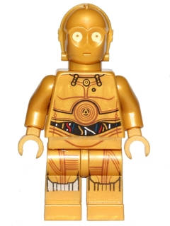 C-3PO (Colorful Wires) - Lego Star Wars Minifigure (Rare & Discontinued)