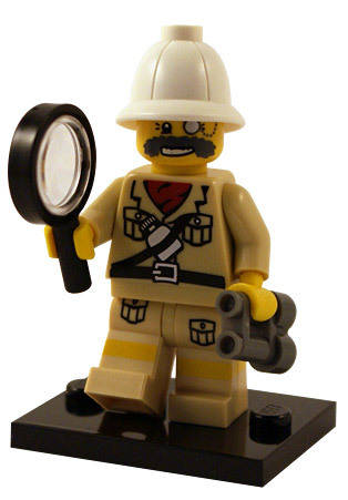 Explorer - Lego Minifigure Series 2 (Rare)