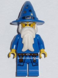 Blue Wizard - Lego Kingdoms Minifigure (Discontinued)