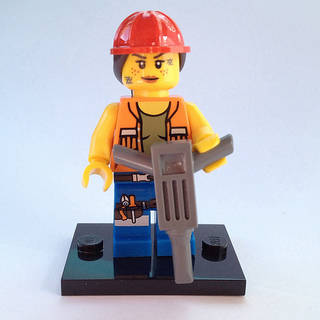 Gail the Construction Worker - The Lego Movie Minifigure Series (Discontinued)