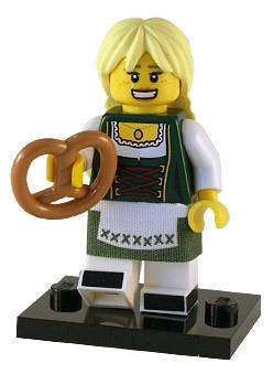 Pretzel Girl - Lego Minifigure Series 11 (Discontinued)