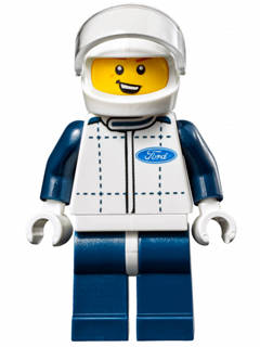 Ford Racing Driver - Lego Speed Champions Minifigure