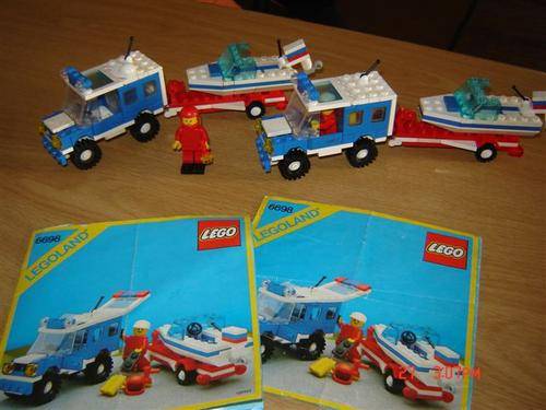 Lego Truck & Boat - Vintage set from 1986