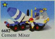 Lego Cement Mixer (complete set with instructions & box)