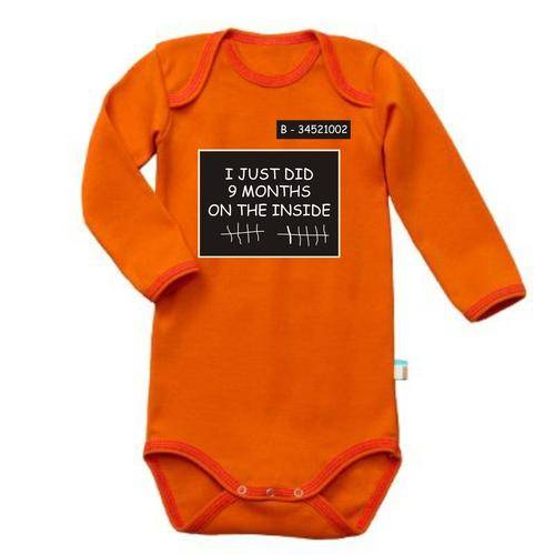 9 months on the inside baby grow