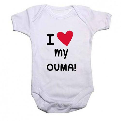 I love my Ouma baby grow