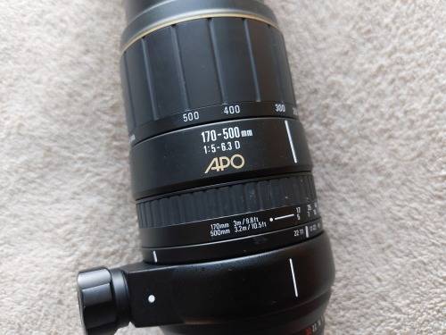 Sigma APO 170mm to 500mm Telephoto Lens for Canon DSLR