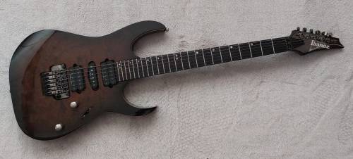 Ibanez RG970 WBWZ Premium Electric Guitar - Walnut