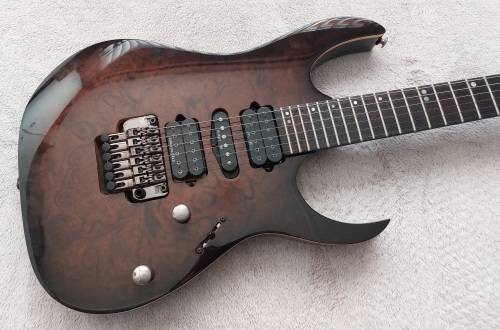 Ibanez RG970 WBWZ Premium Electric Guitar - Walnut