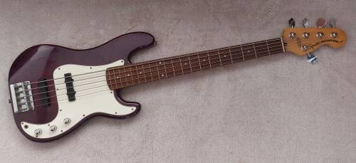 Squier Fender Precision Bass Guitar 5 String