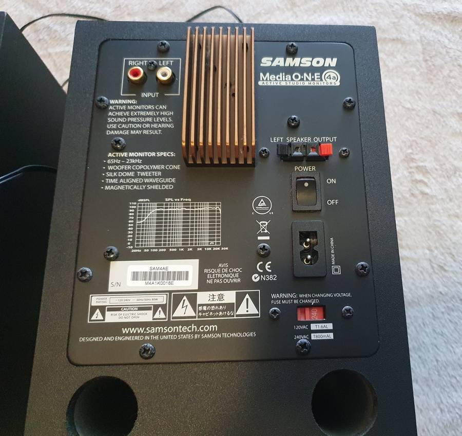 Samson Media One 4a Active Studio Monitors