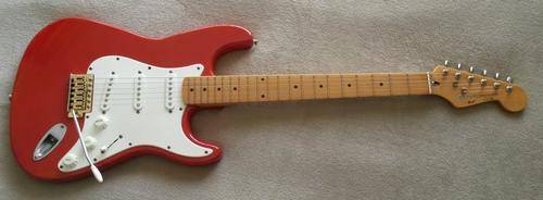 Fender Squire II Electric Guitar - RARE 80's Korea Made - High Quality - RED with Maple Neck!!