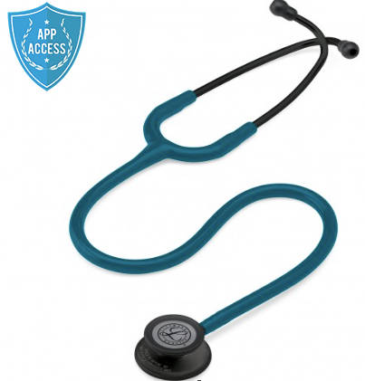 Littmann Classic III SE: Special Finish- Caribbean Blue Black Finish (FREE SHIPPING)