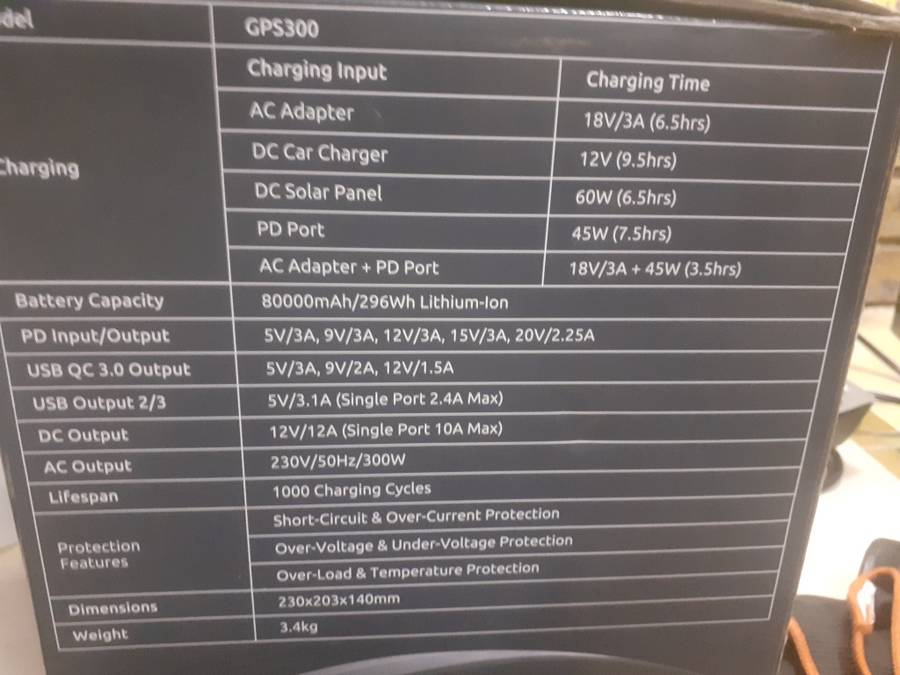 Gizzu Portable Power Station