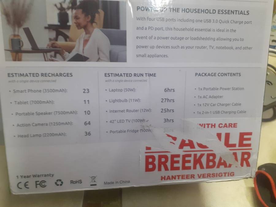 Gizzu Portable Power Station