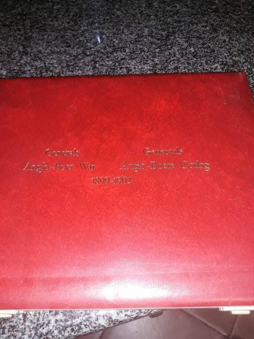 Boer war generals 20 coin silver