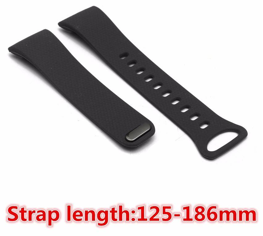 Ajustable Silicone Replacement Watch Strap Band for Samsung Gear Fit 2