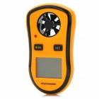 1.5" LCD Digital Wind Speed Meter Anemometer (Yellow + Black)