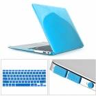 Mr.northjoe Hard Case + Keyboard Cover + Anti-dust Plug - Light Blue