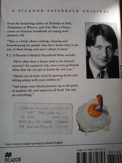 The Bachelor Home Companion (Paperback) P.J. O'Rourke