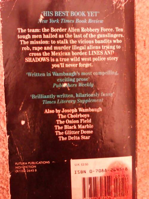 Lines And Shadows (Paperback) Joseph Wambaugh