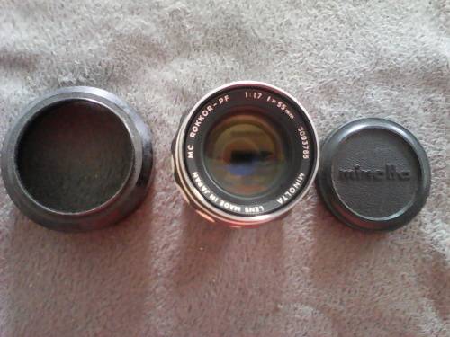 Minolta 1:1.7 f=55mm Lens