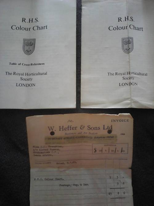 1969 R.H.S Colour Chart In Original Box - Includes Documentation